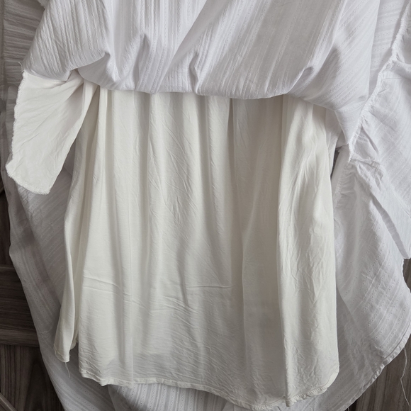 LOST & WANDER White Summer Midi Dress (New Without Tags) - Picture 4 of 7